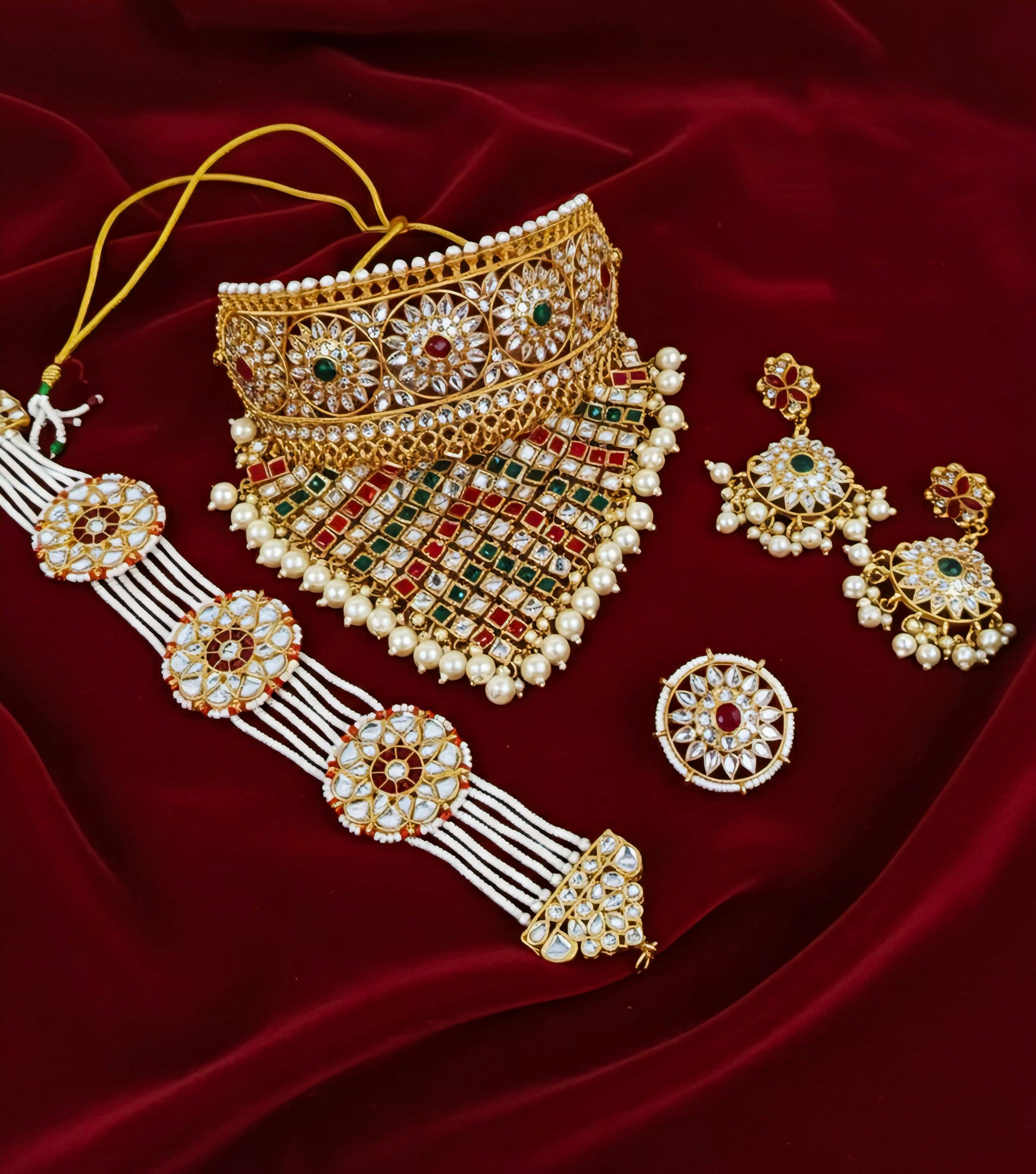 Kanak Rajwada Bridal Shringar set