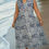 Thumbnail: Indigo Hand block Embroidered Dress