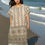 Thumbnail: Ajrakh Handblock Handembroidered  AntiFit Dress