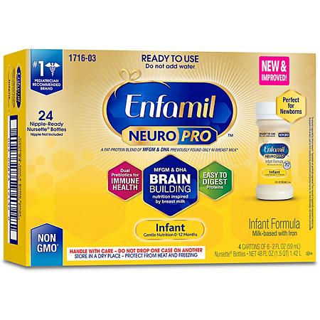 Caja 24 Leche formula instantanea Enfamil