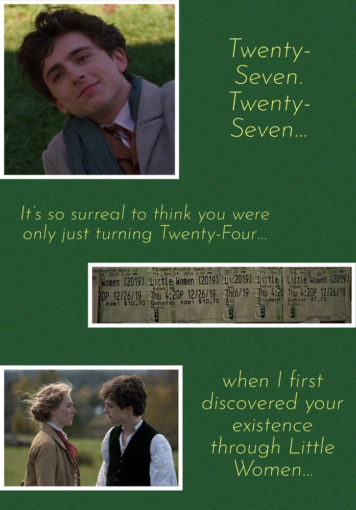 HAPPY 27TH BIRTHDAY TIMOTHÉE 🥳💘 | tchalametworldwide