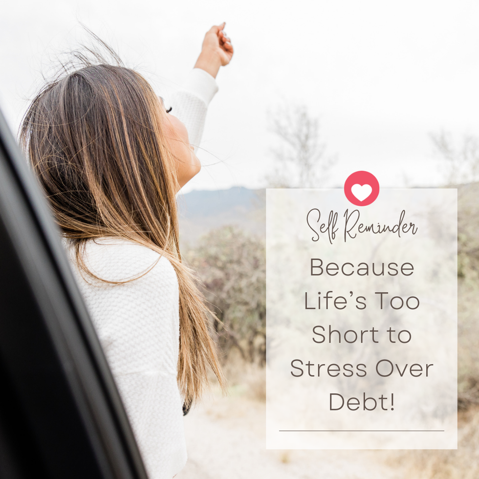 Stress free from debt