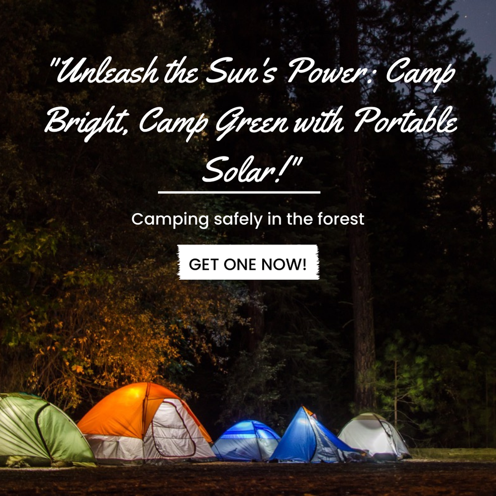 Adventure with portable solar