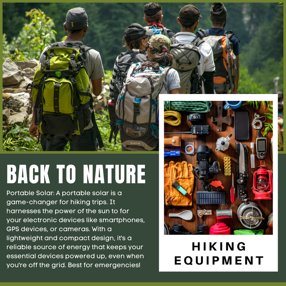 Adventure with Portable Solar