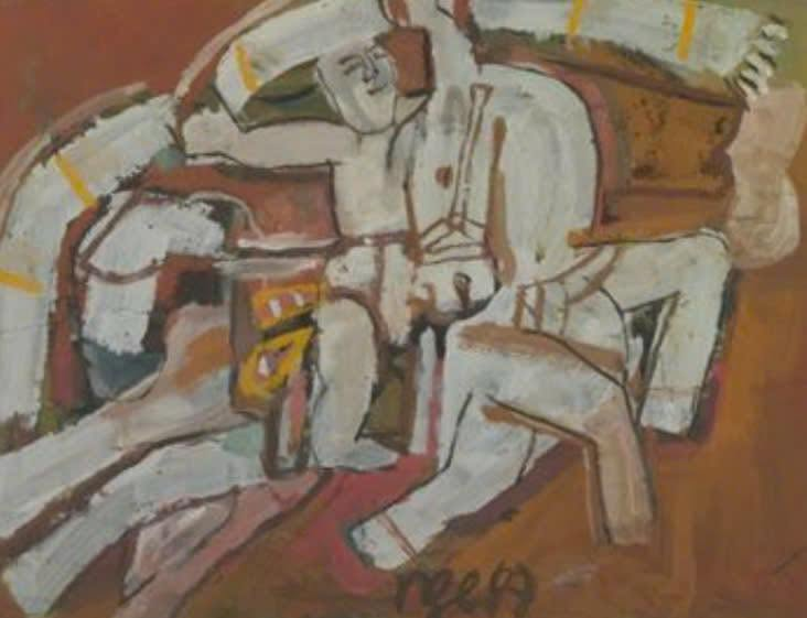 Nguyễn Tư Nghiêm (1918-2016) - Gióng. 1987. Bột màu. Sưu tập tư nhân nước ngoài.