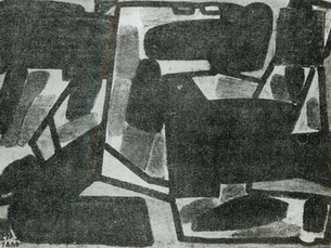 Nguyễn Sáng (1923-1988) - Gióng. 1962-1973. Sơn mài. 87x122cm. Sưu tập tư nhân.