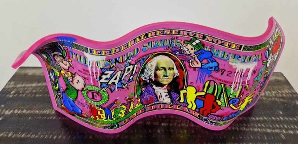 Miniature : FROISSE SCULPTURE KEITH HARING ROSE