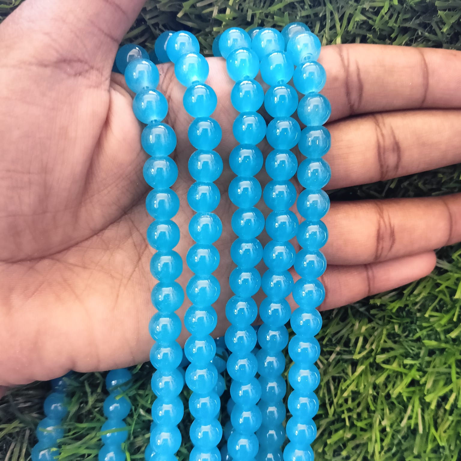 Jelly Beads 8mm - Dark Blue
