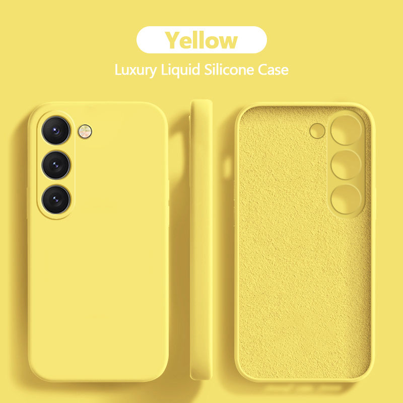 Miniatura: Capa S26 S25 Ultra Quadrada de Silicone Líquido para Samsung Galaxy S26 S25