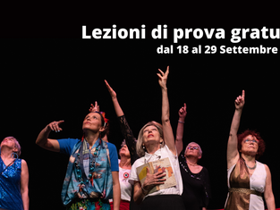 Lezioni aperte di prova gratuita dei corsi di teatro 2023/24