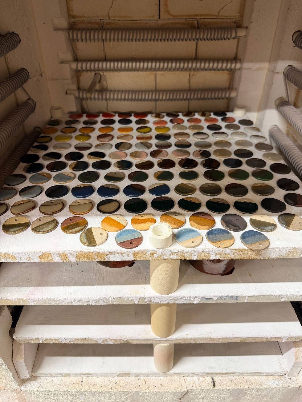 What came out of the glaze kiln!🔥