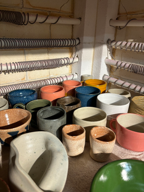 What came out of our glaze kiln! 🔥