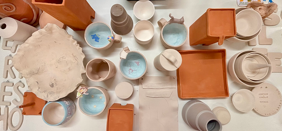 What came out of our bisque kiln! 🔥