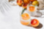 Gin and tonic cocktail with orange slices