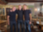 The founders of Old Back Row London dry gin