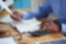 side-view-cropped-man-working-financial-report