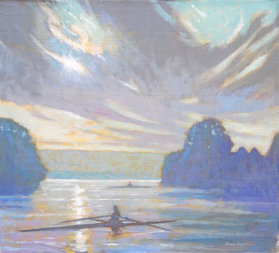 Cayuga Cool Light with Scullers