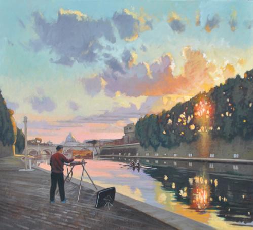 River of the Poets, Tiber in Rome