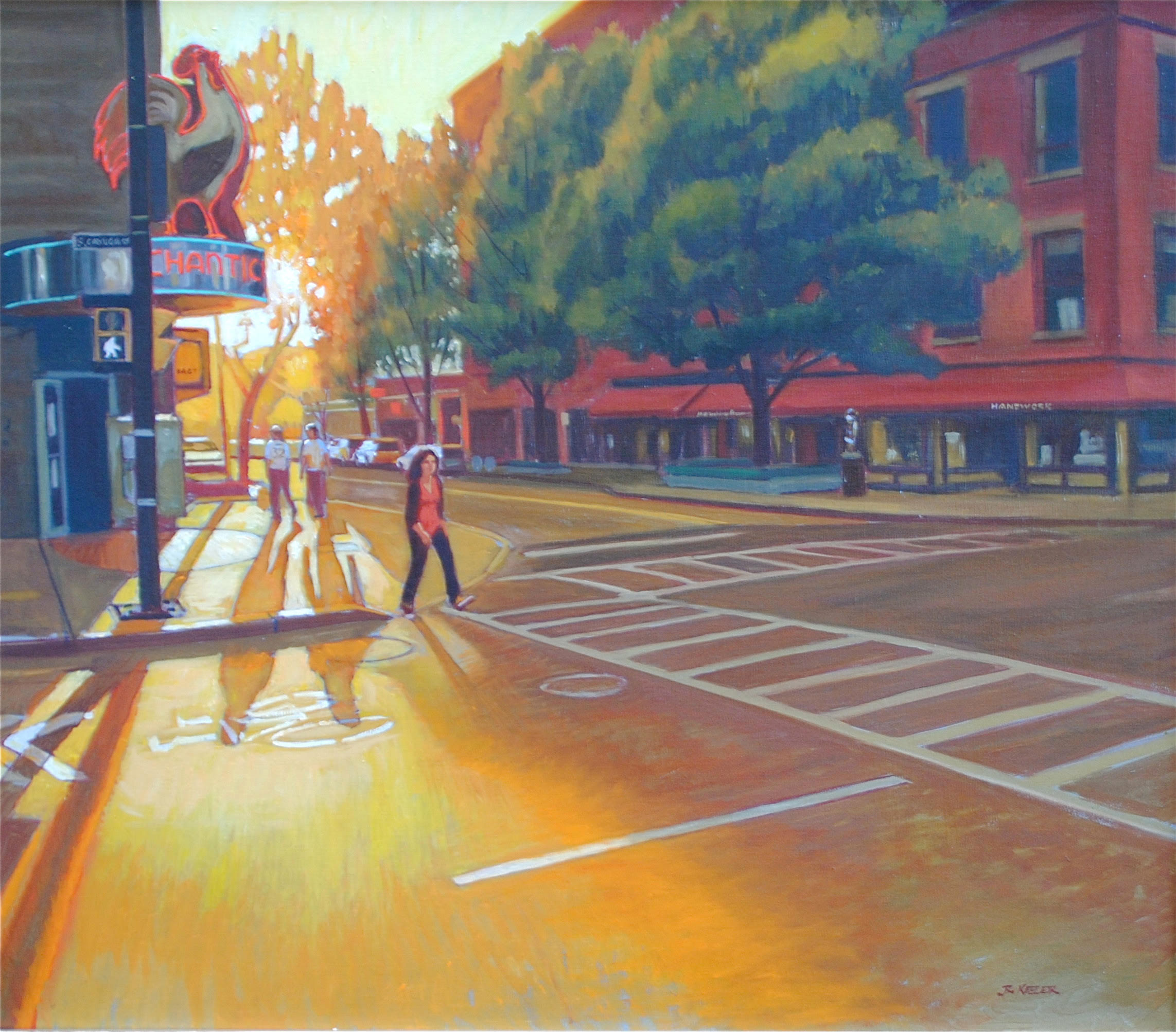 Girl At A Crossroads