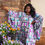 Thumbnail: Purple Lilac Embellished Kaftan 
