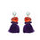 Thumbnail: Purple pop earrings 