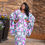 Thumbnail: Purple Lilac Embellished Kaftan 