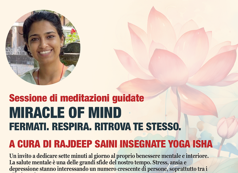 Miracle of Mind: Fermati. Respira. Ritrova te stesso.