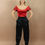 Miniaturbild: MYMAR Design Mode -Satin hochgeschnittene Hose