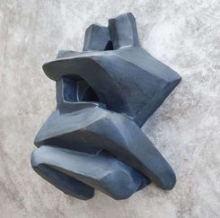 shush, clay, gay statue, gay art, two men statue, sculpture, interior design, intimacy statue