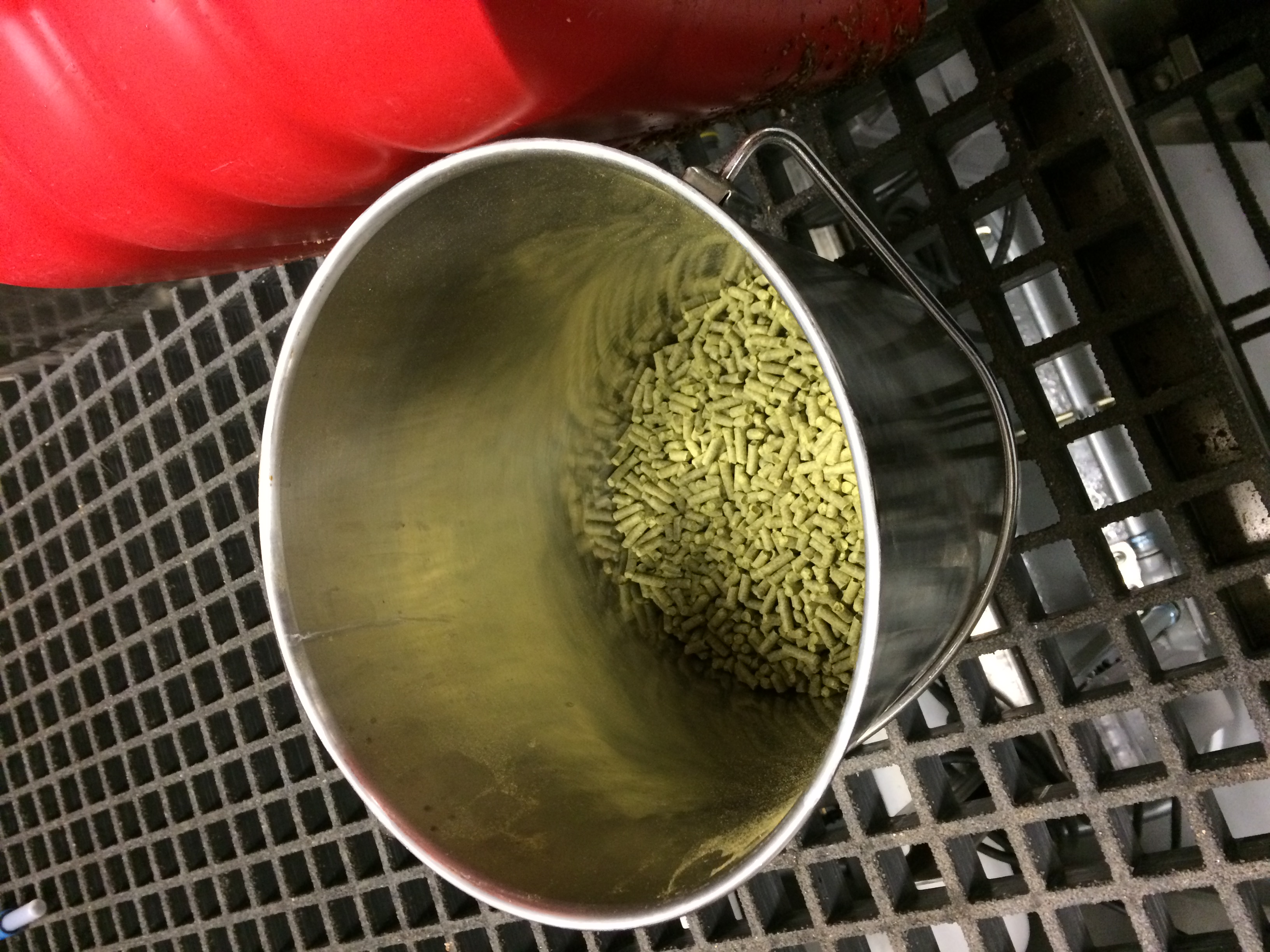 The pellets.