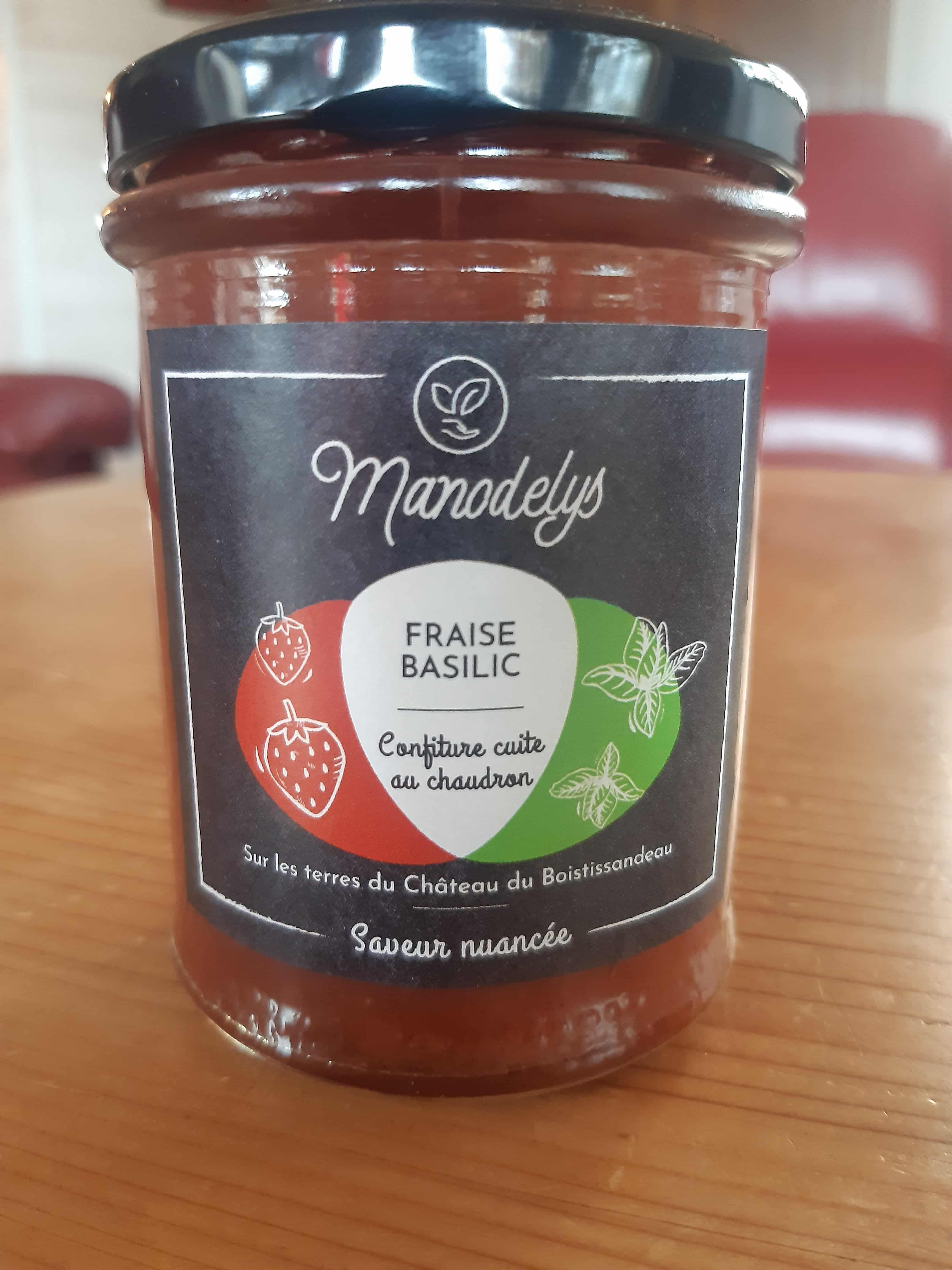 Confiture Fraise Basilic