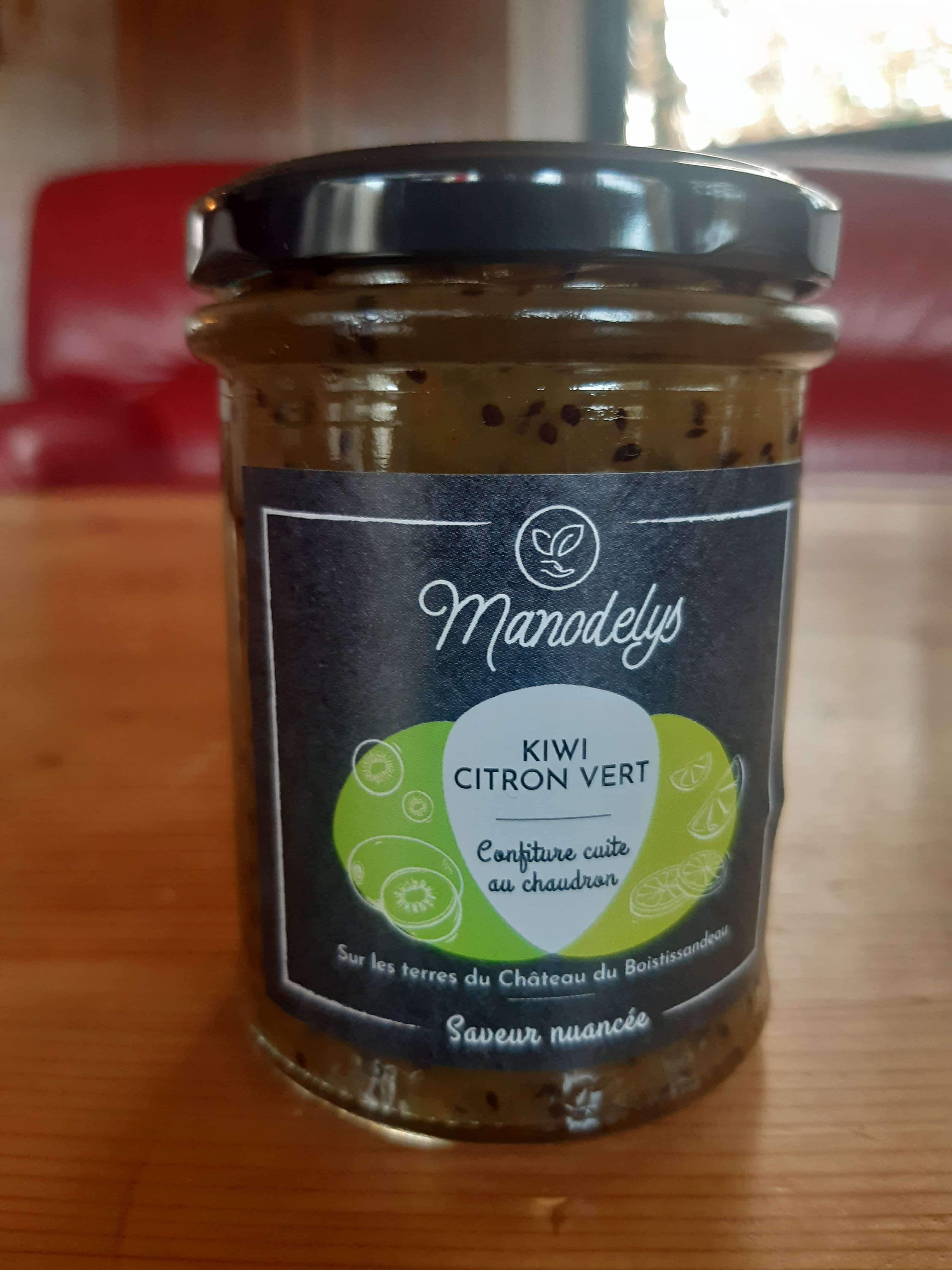 Confiture Kiwi Citron vert