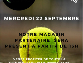 DEAM TENNIS PRESENT LE 22 SEPTEMBRE