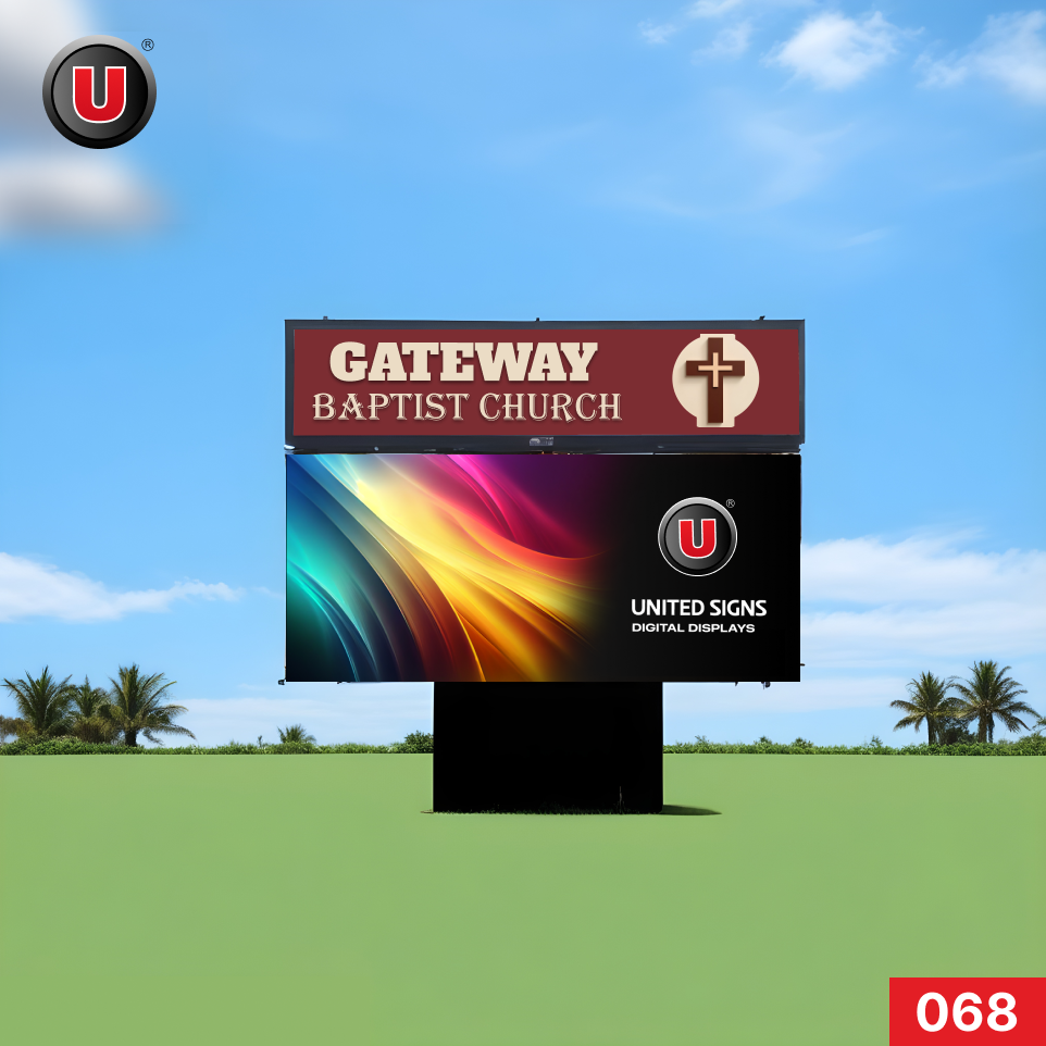 HighQuality Outdoor Digital LED Electronic Church Signs