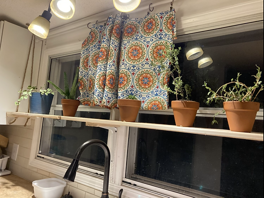 Easy Window Plant Shelf DIY