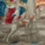 Doggy detail from Presentation of the Jesus in the Temple 1637-1658 Photo by author
