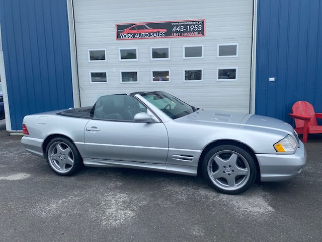 2001 MERCEDES BENZ SL500 HARDTOP CONVERTIBLE