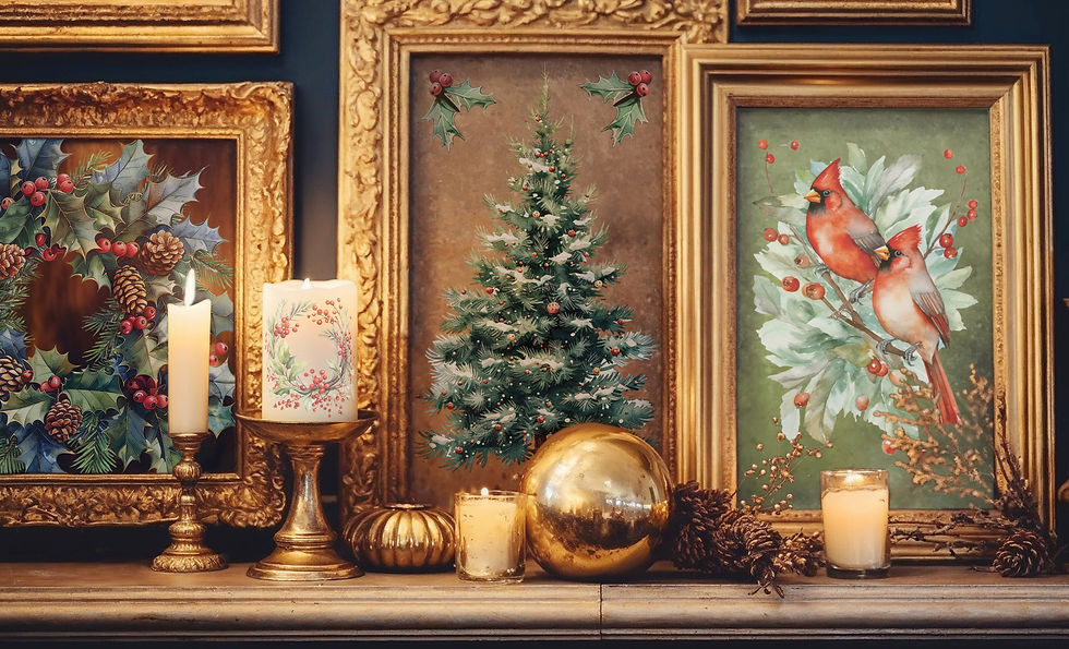 Thumbnail: Yuletide IOD Transfer (8"x12") pad-8 sheets LIMITED EDITION