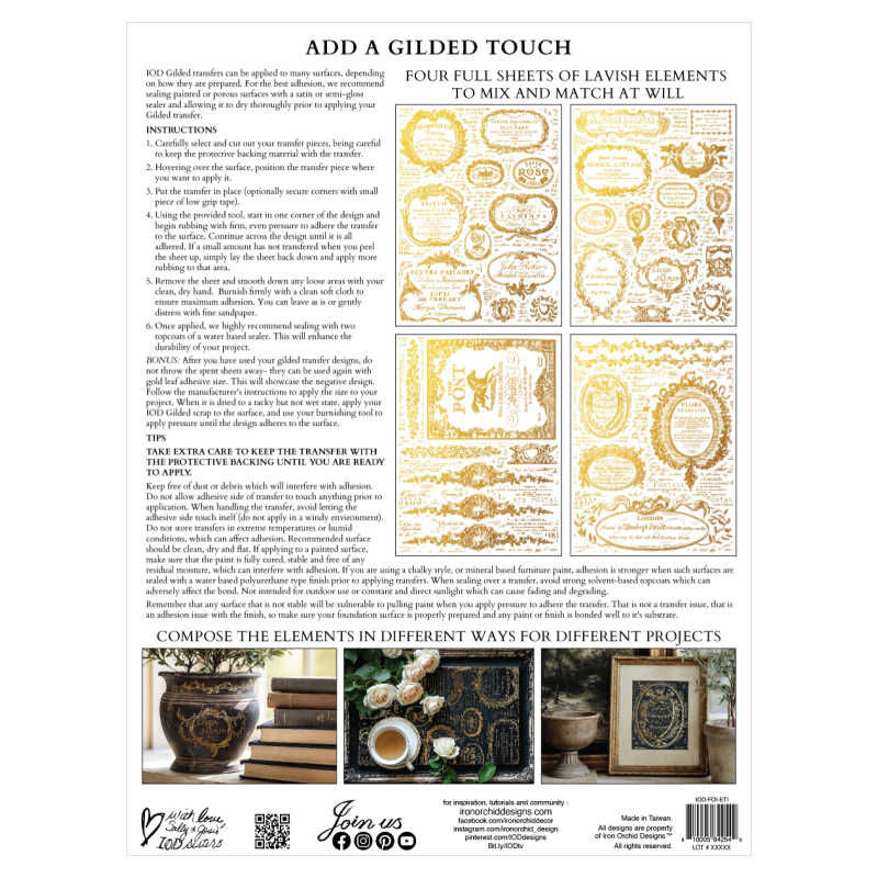 Thumbnail: Etiquettes IOD Foil Transfer
