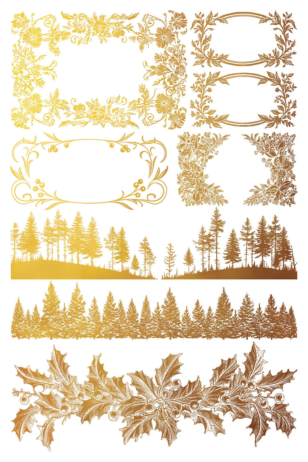 Thumbnail: Tinsel IOD Foil Transfer (8"x12") pad-8 sheets LIMITED EDITION