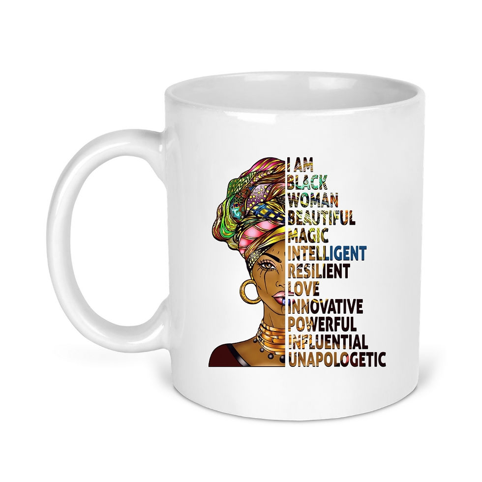 I Am Black Woman Mug