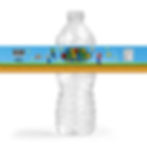 Super mario water bottle labels birthday party favors personalized