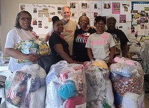 Prayer pillows for the children.