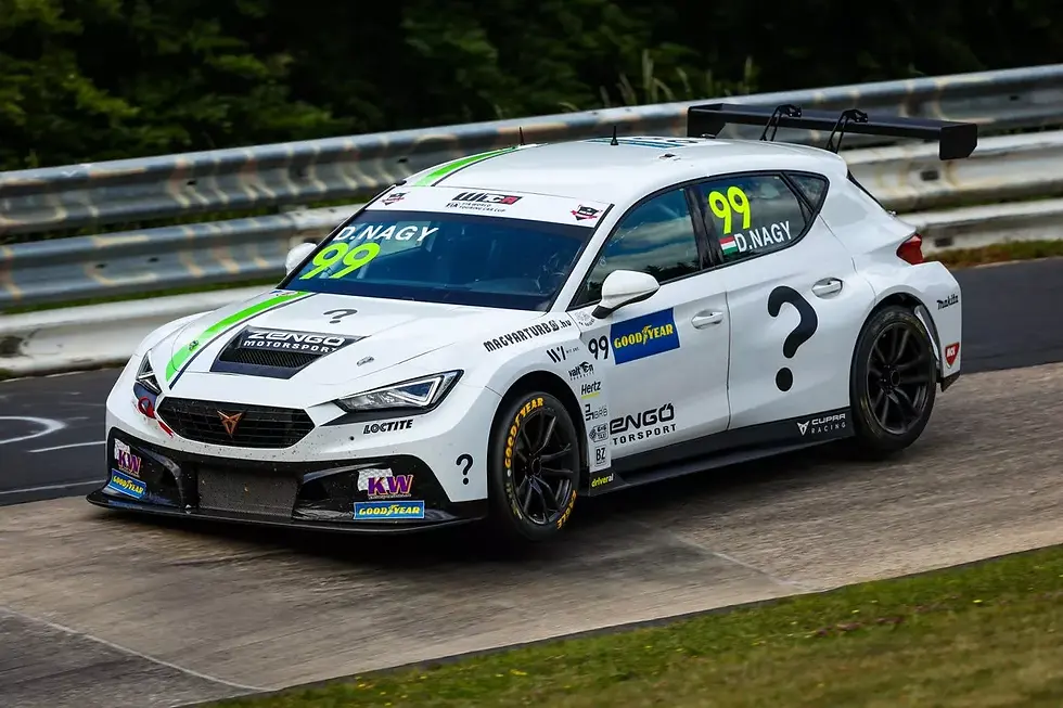 Daniel Nagy practicing for the 2022 WTCR Race of Germany, which was eventually cancelled