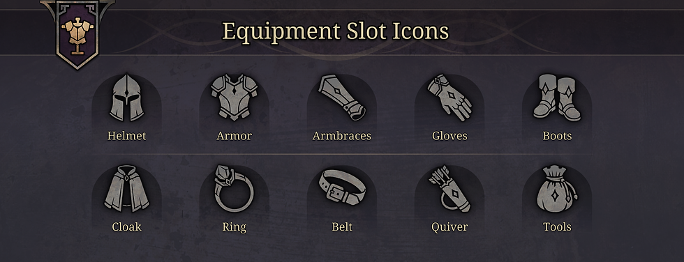 Solasta II Equipment Icons V1