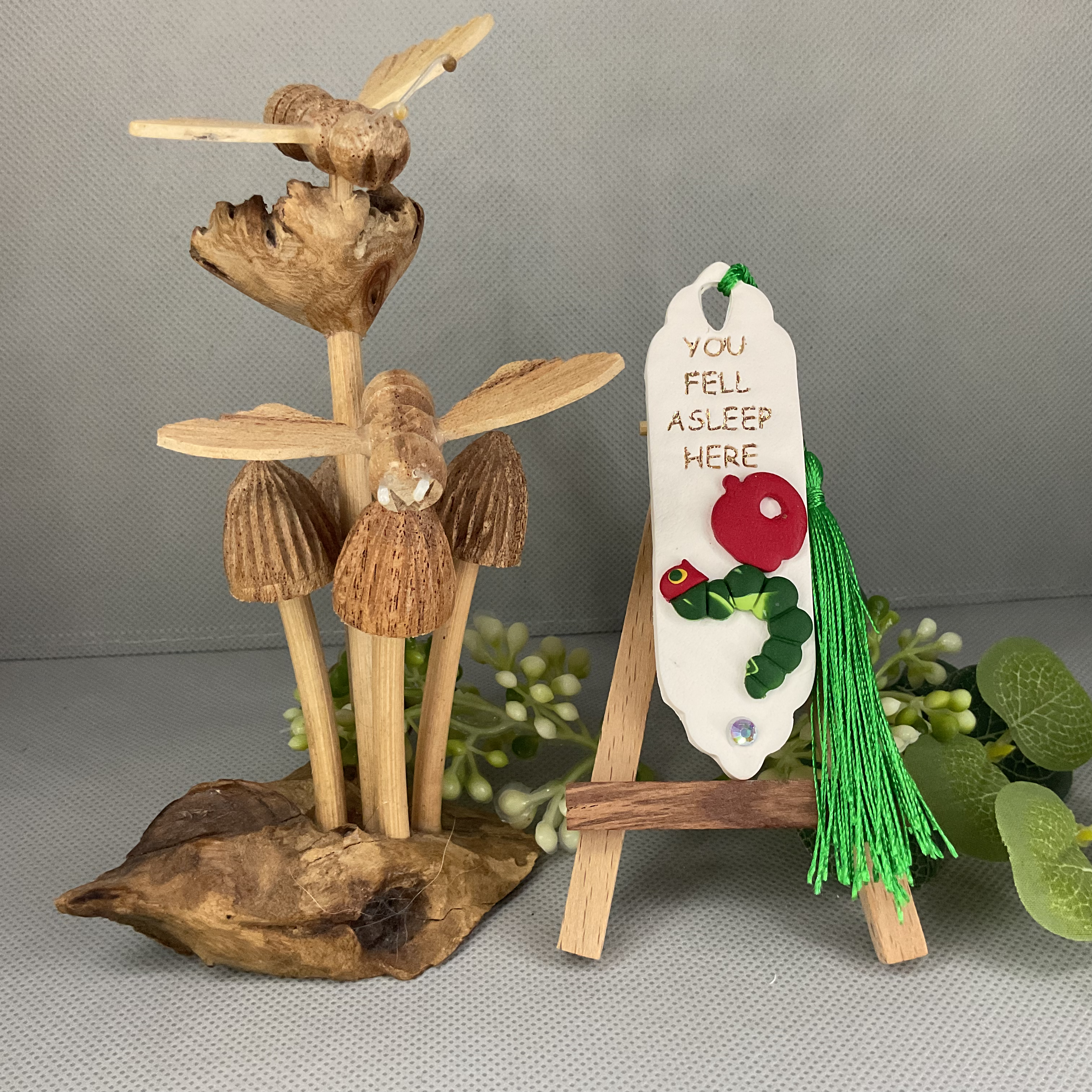 "You Fell Asleep Here" Caterpiller Bookmark