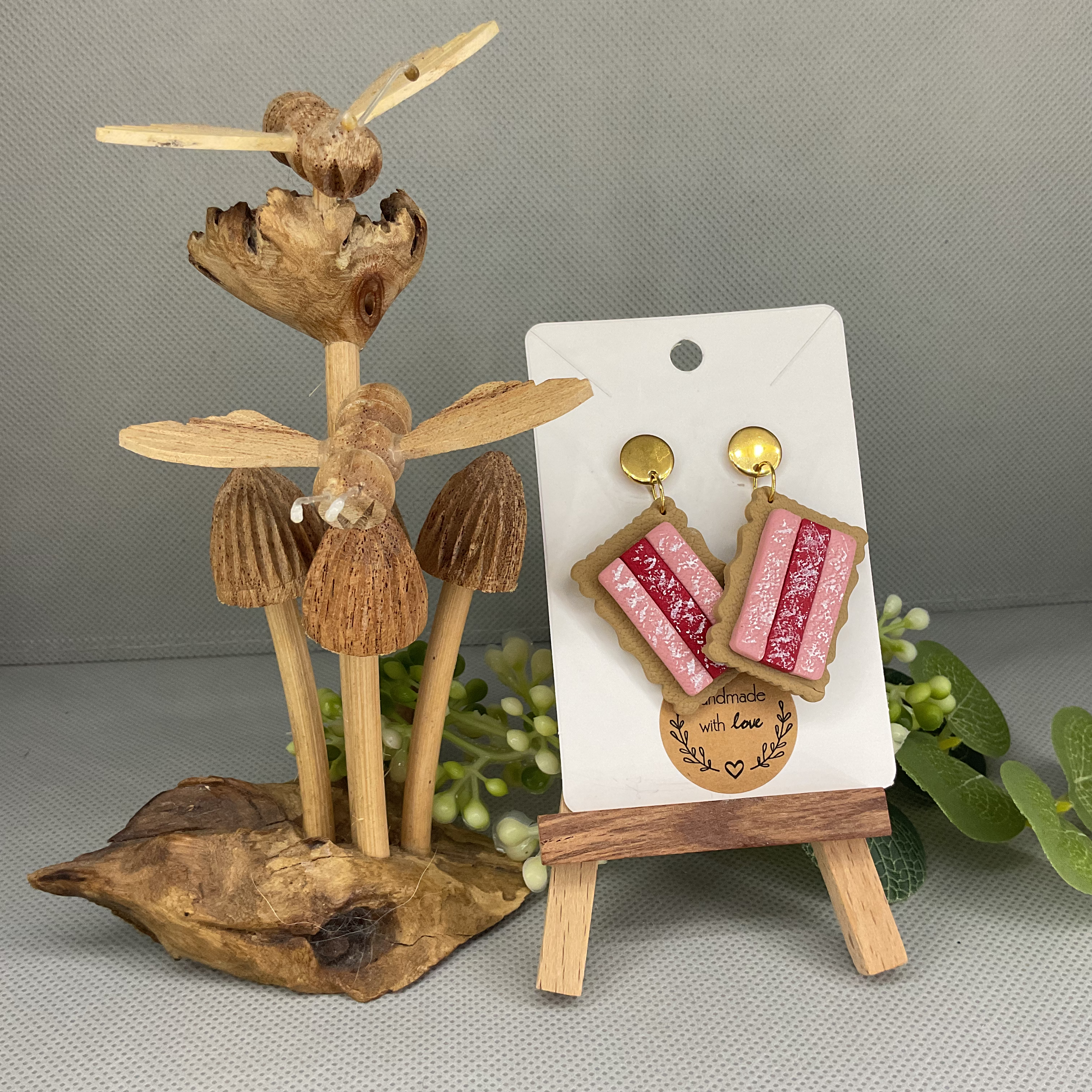 Iced Biscuit Earrings