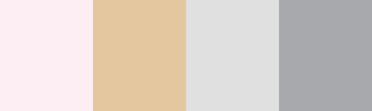 Four-color swatch preview for 365 Cultural Color Palettes #006, Capiz, Philippines: Pearl White, Rattan Beige, Capiz Silver, Shell Grey.