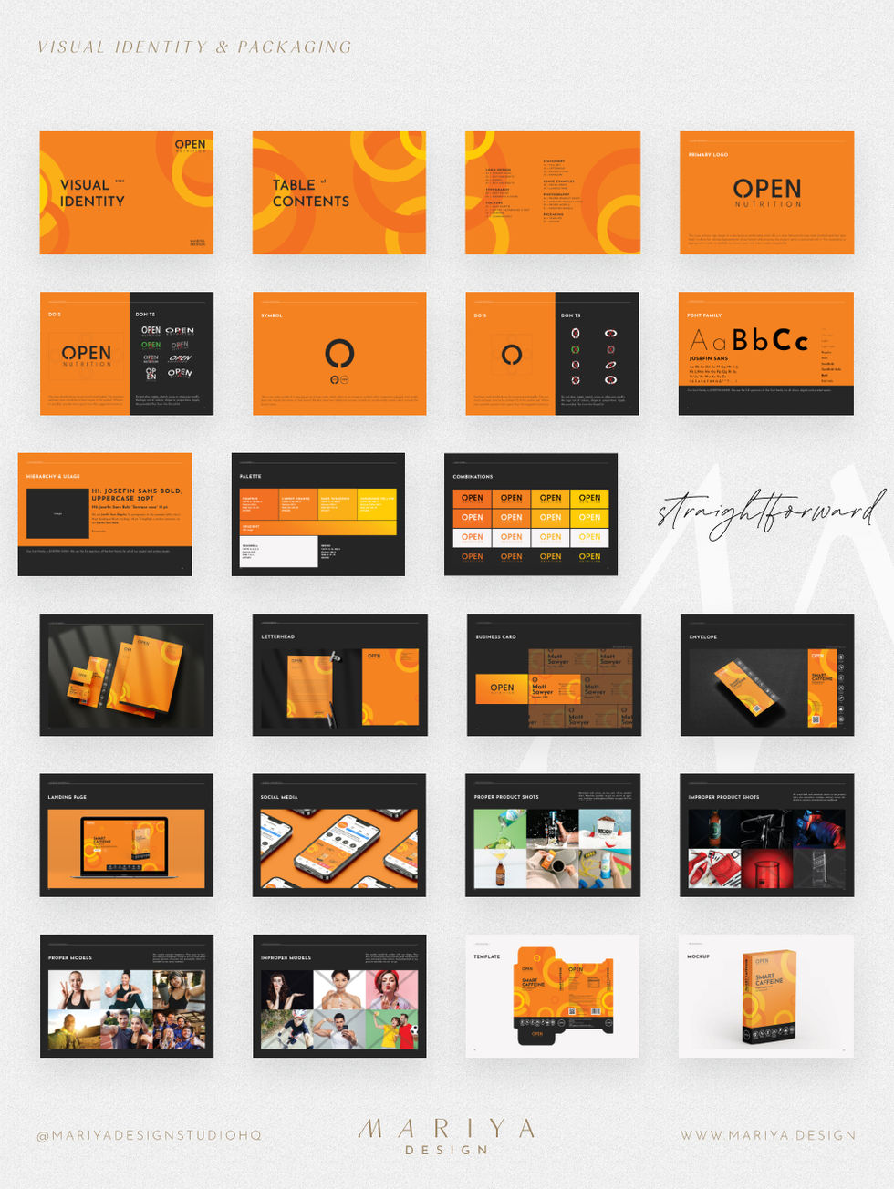 Open Nutrition visual idenity