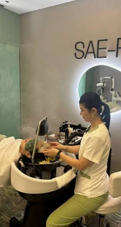 Treatment space — A view inside the operating lounge.